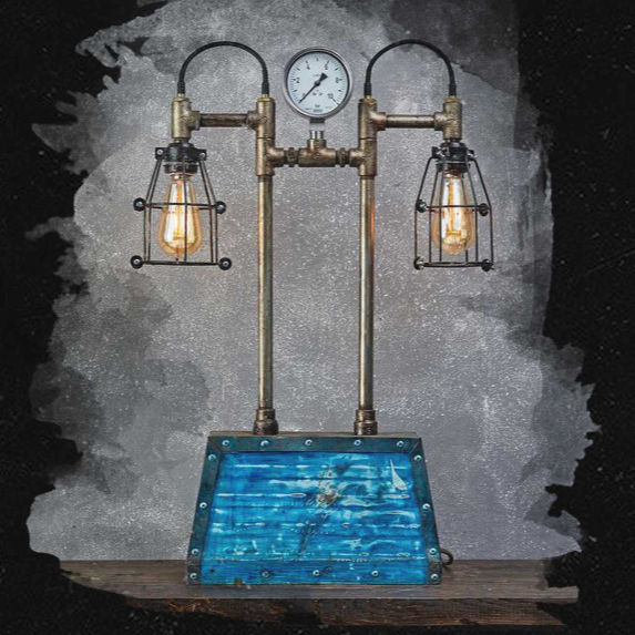 Iron Box Table Lamp A