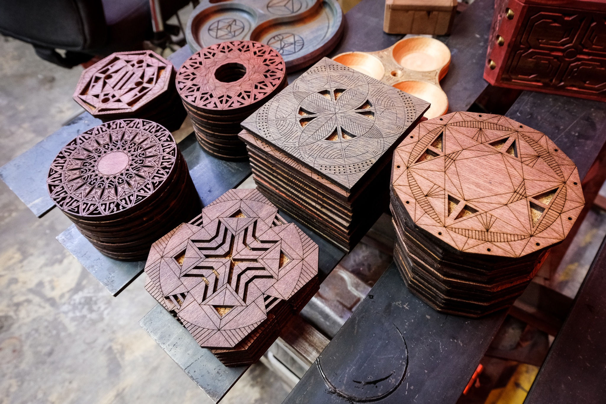 Decorative Wood Coasters