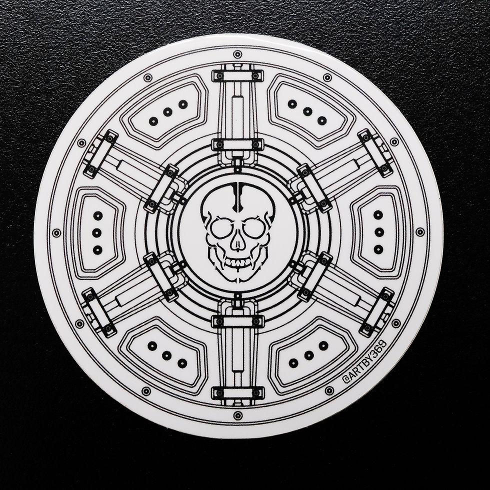 Thumbnail: Mech Skull Sticker