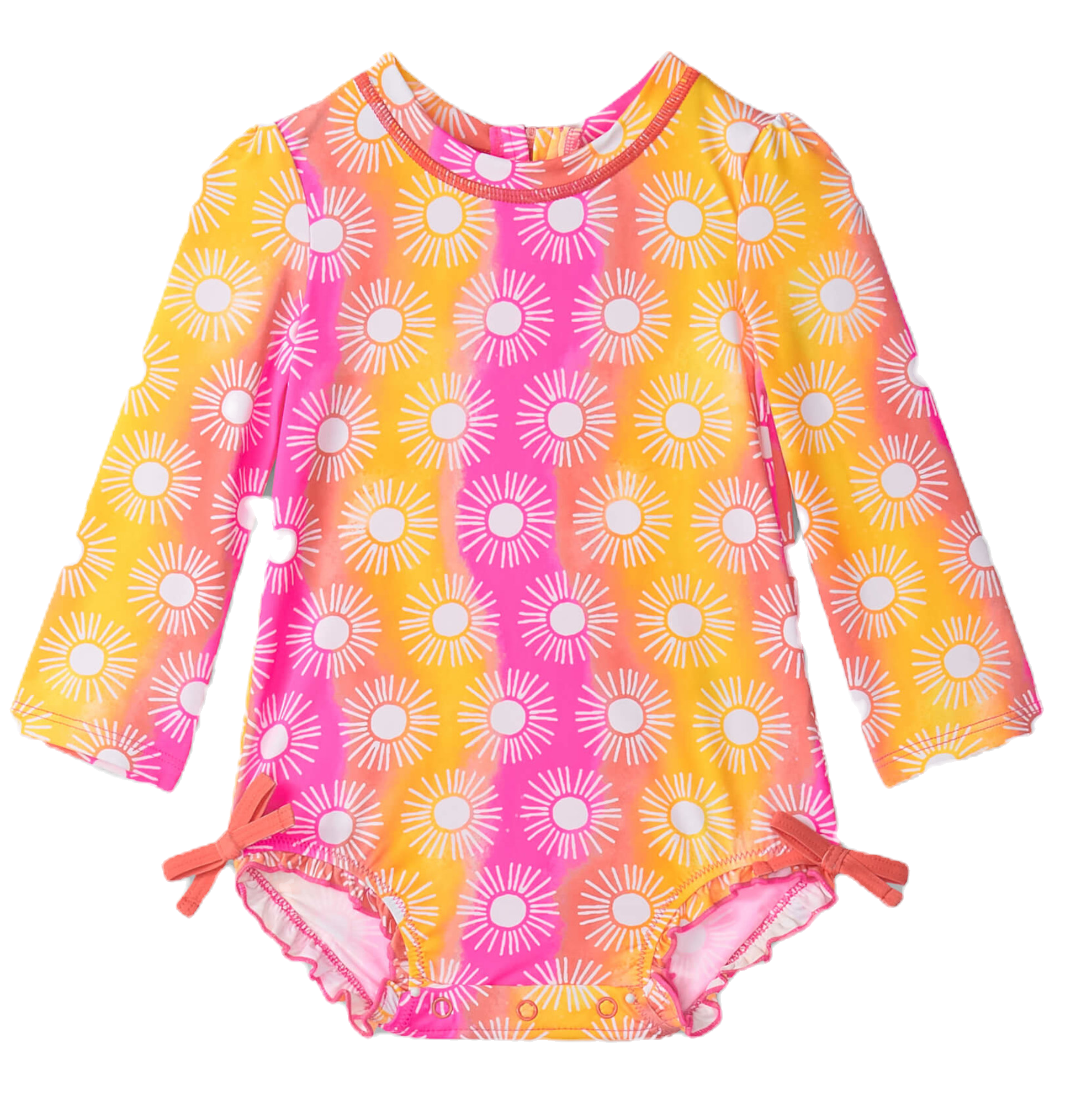 Hatley Sunshine Baby Rashguard Swimsuit G Blazing Yellow S24WSI907B