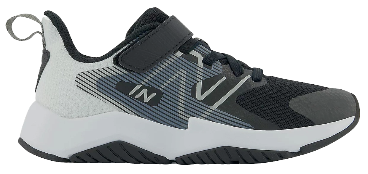 New Balance Rave Run v2 Bungee Lace B Black/ White YTRAVBW2