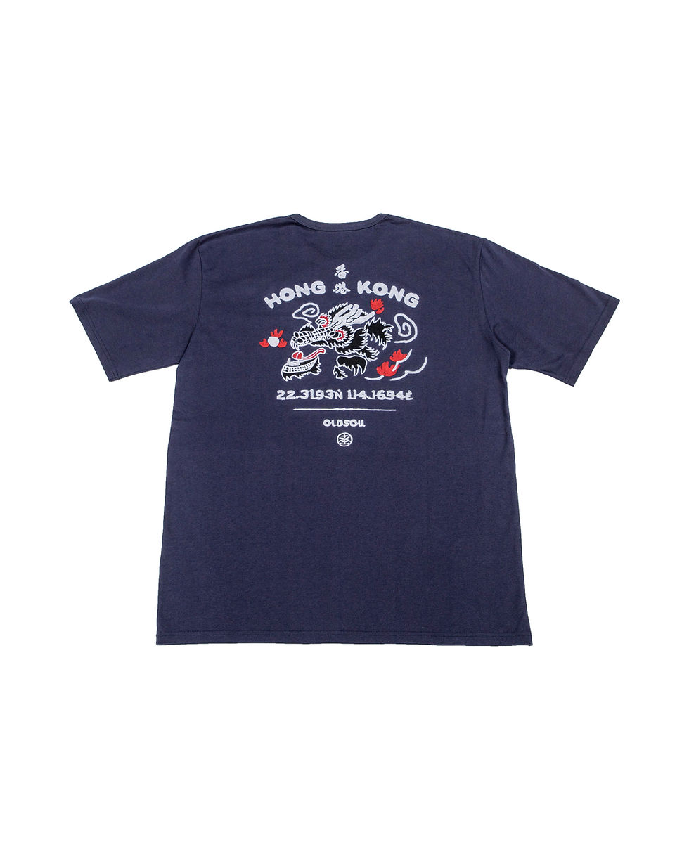 縮圖：OS EMBROIDERY SOUVENIR TEE -  "HOME KONG"