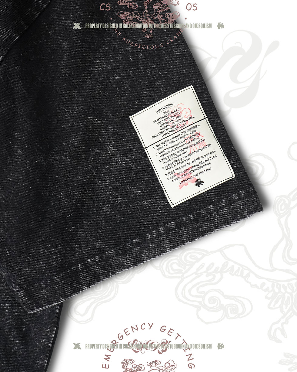 縮圖：OS X CS THE LUCKY PHOTOPRINT TEE - WASHED BLACK