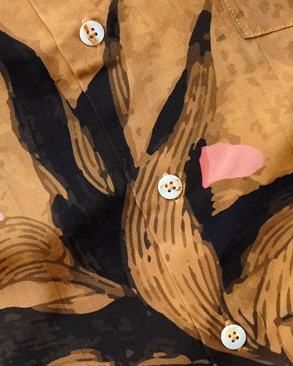 縮圖：THE BOOK OF INSECTS OF UTAMARO HAWAIIAN SHIRT