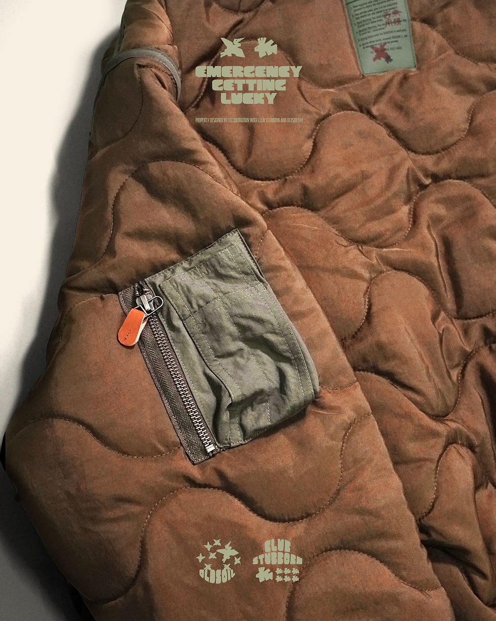 縮圖：CS X OS REVERSIBLE AUSPICIOUS CRANES S8 FLIGHT JACKET