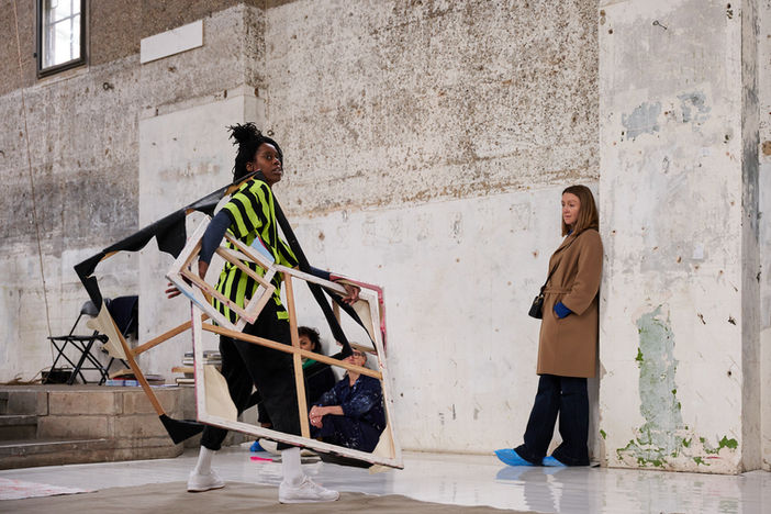 Factual Actual: Ensemble by Florence Peake at Southwark Park Galleries photographed by Mischa Haller