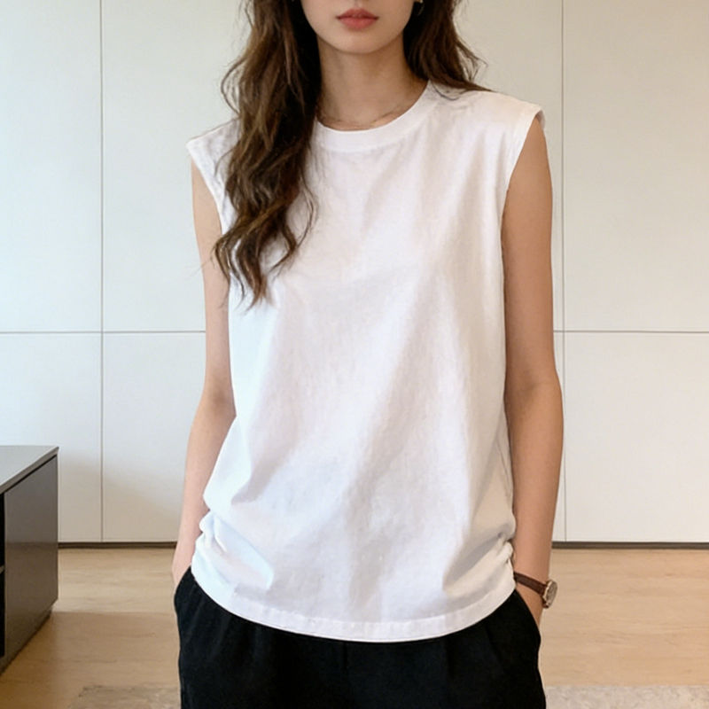 Essential Everyday Tank Top in white