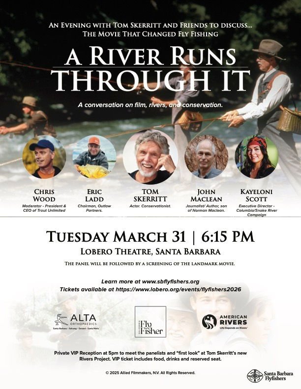 SB Flyfishers Film Screening: A River Runs Through It