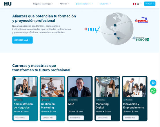 diseño web, UI, UX, interfaces digitales.