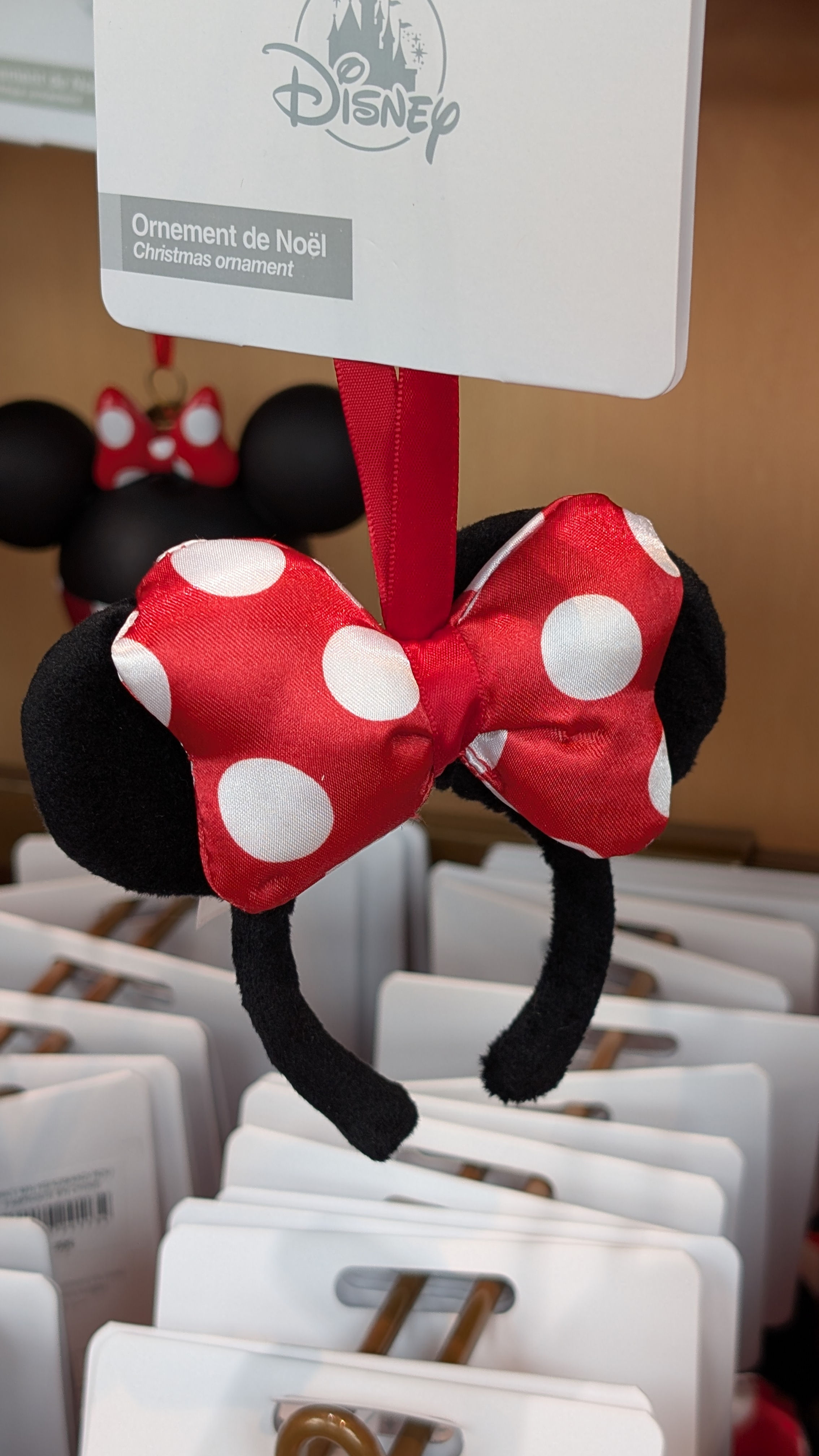 🎀 Ornement Ears Minnie Classique – Disneyland Paris