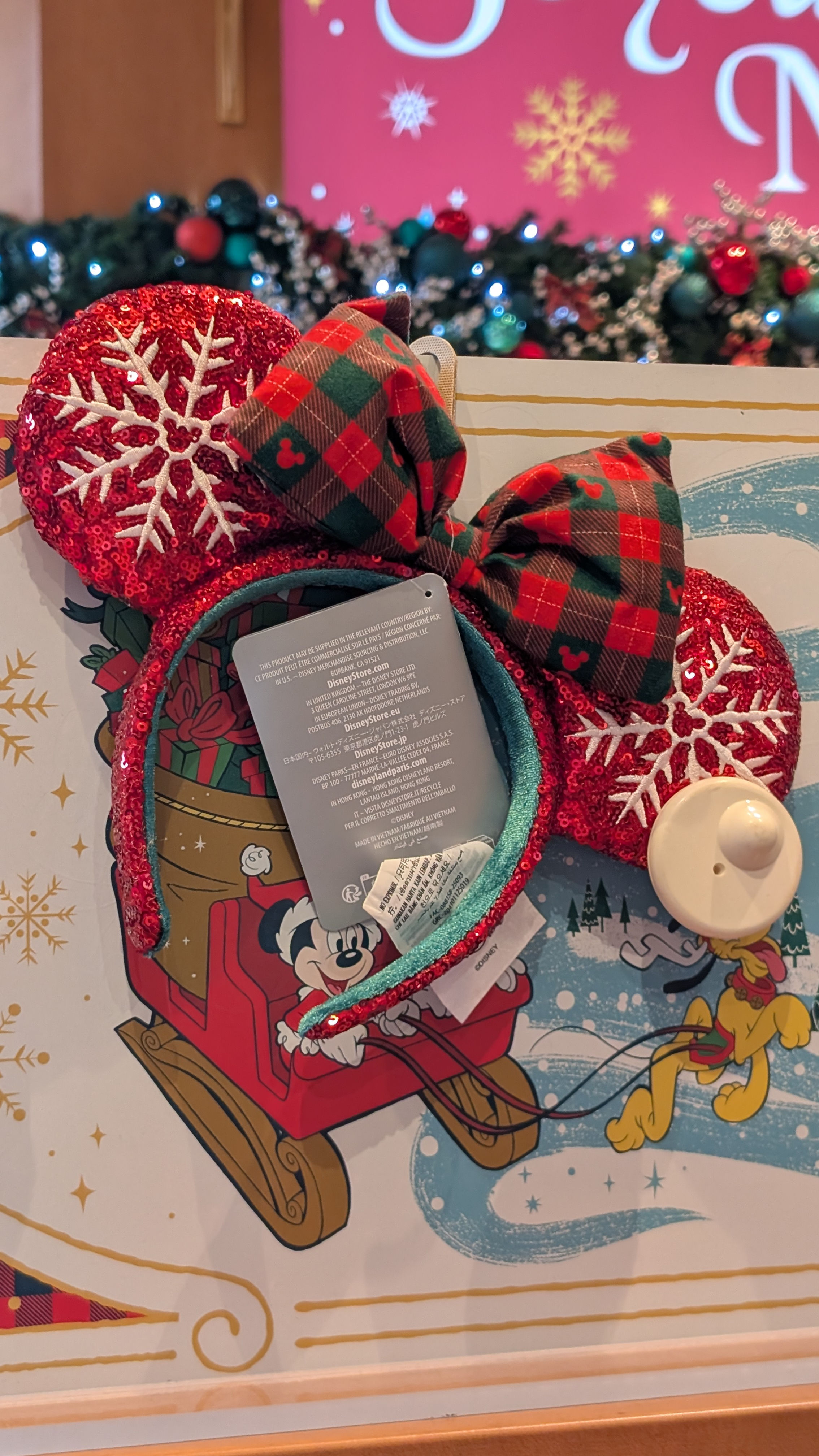 ✨ Ears Minnie Noël Disneyland Paris ✨