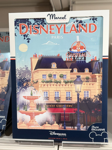 🇫🇷 Lithographie Marcel Travel Posters – Bistrot Chez Rémy
