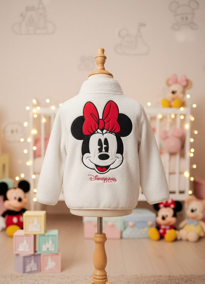 Miniature : 🧸 Polaire enfant écrue – Minnie Mouse (Disney) 🎀