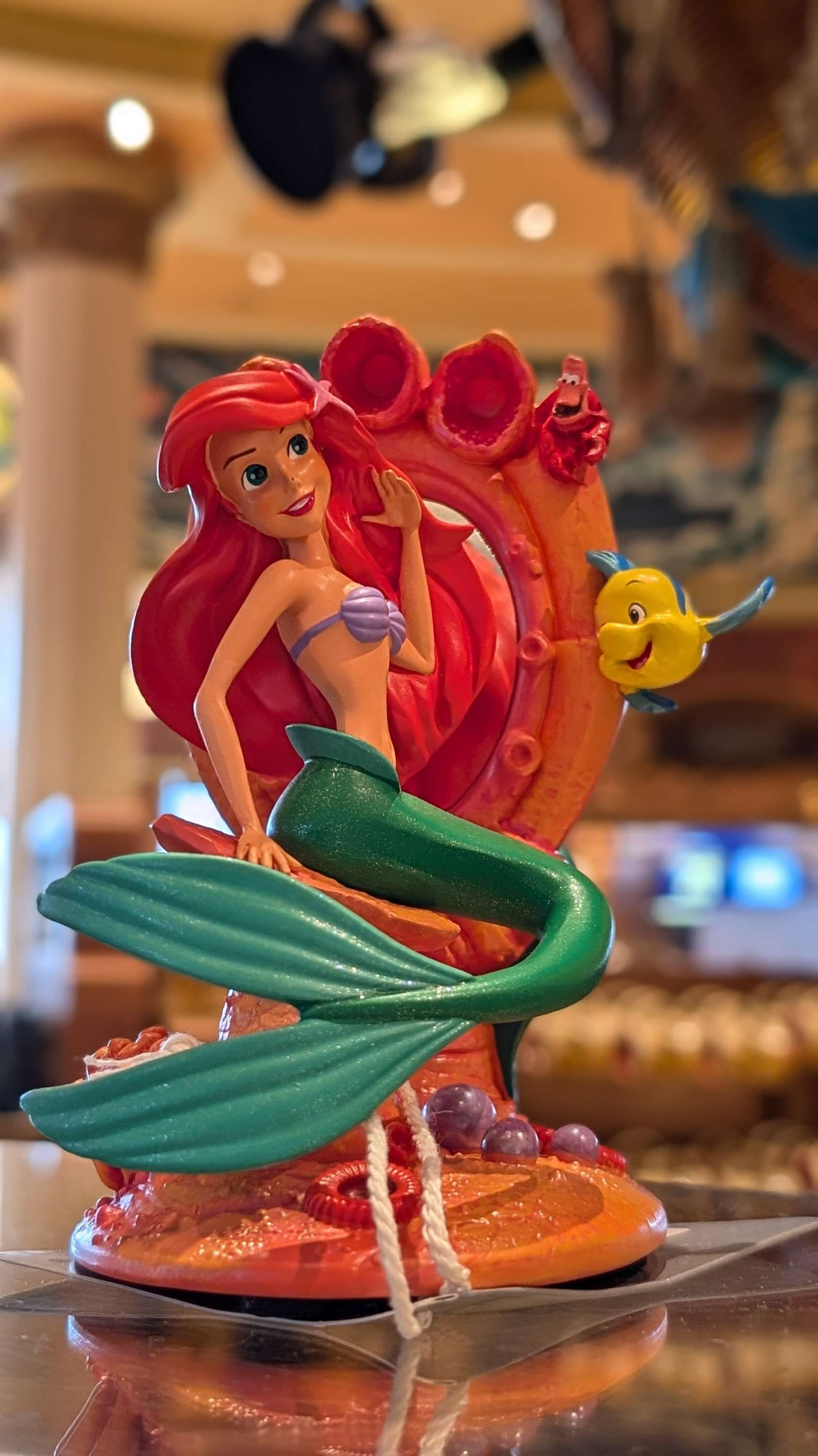 Figurine Ariel et polochon 