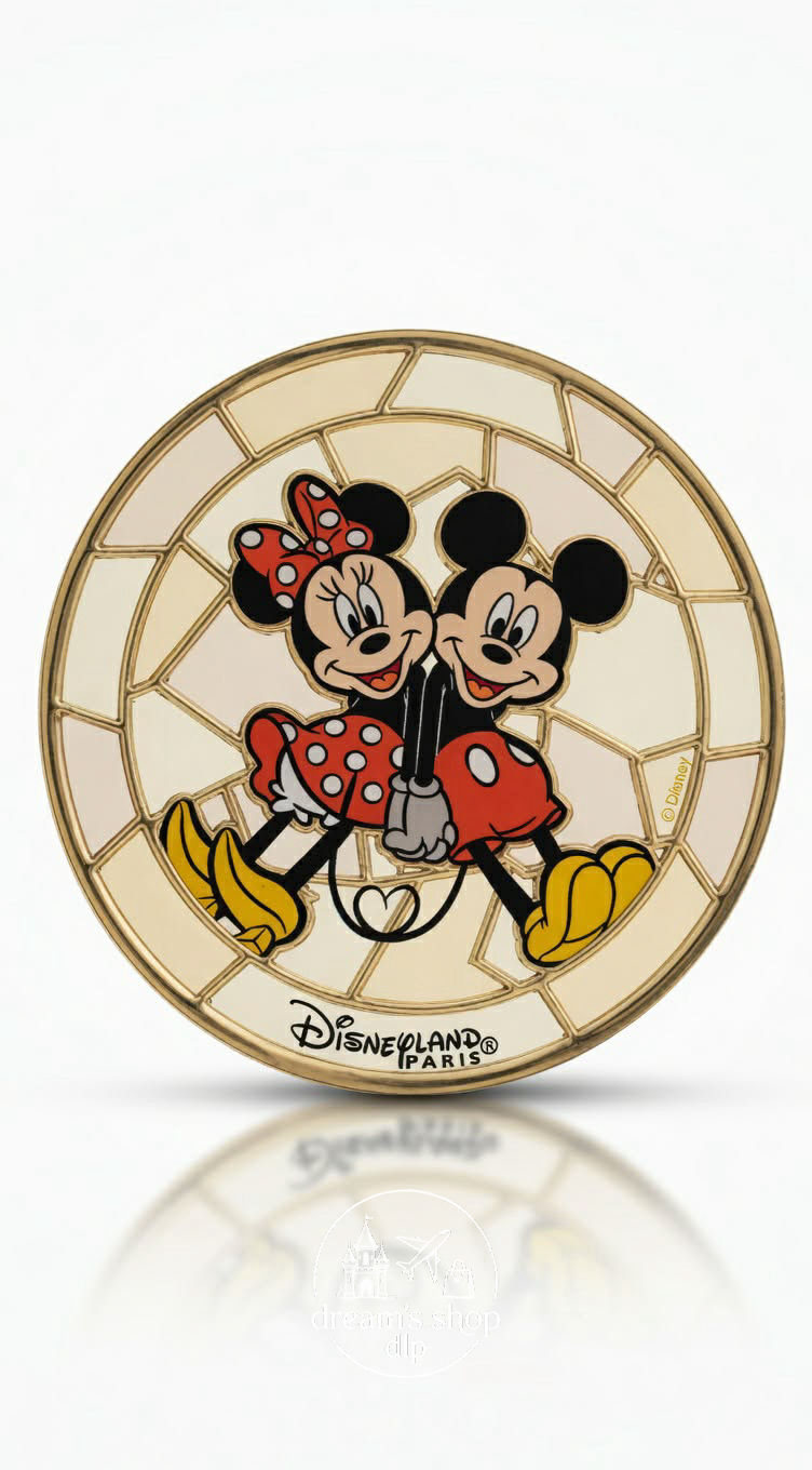 ❤️✨ Mini vitrail Mickey & Minnie – Disneyland Paris ✨❤️