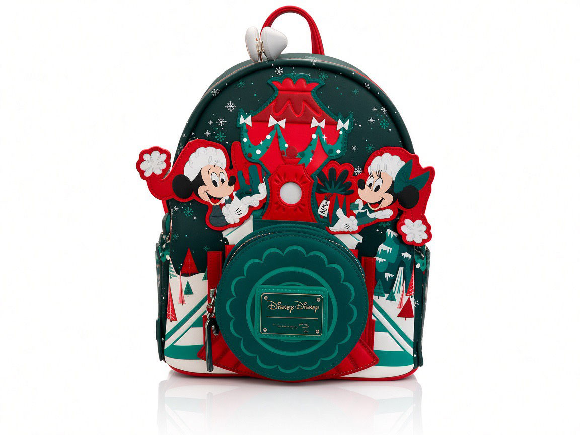 Sac à dos Loungefly Mickey & Minnie – Noël – Disneyland Paris