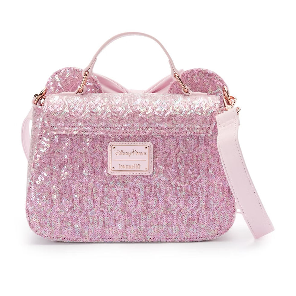Miniatura: Loungefly Sac à bandoulière avec oreilles de Minnie, Rose Pearl