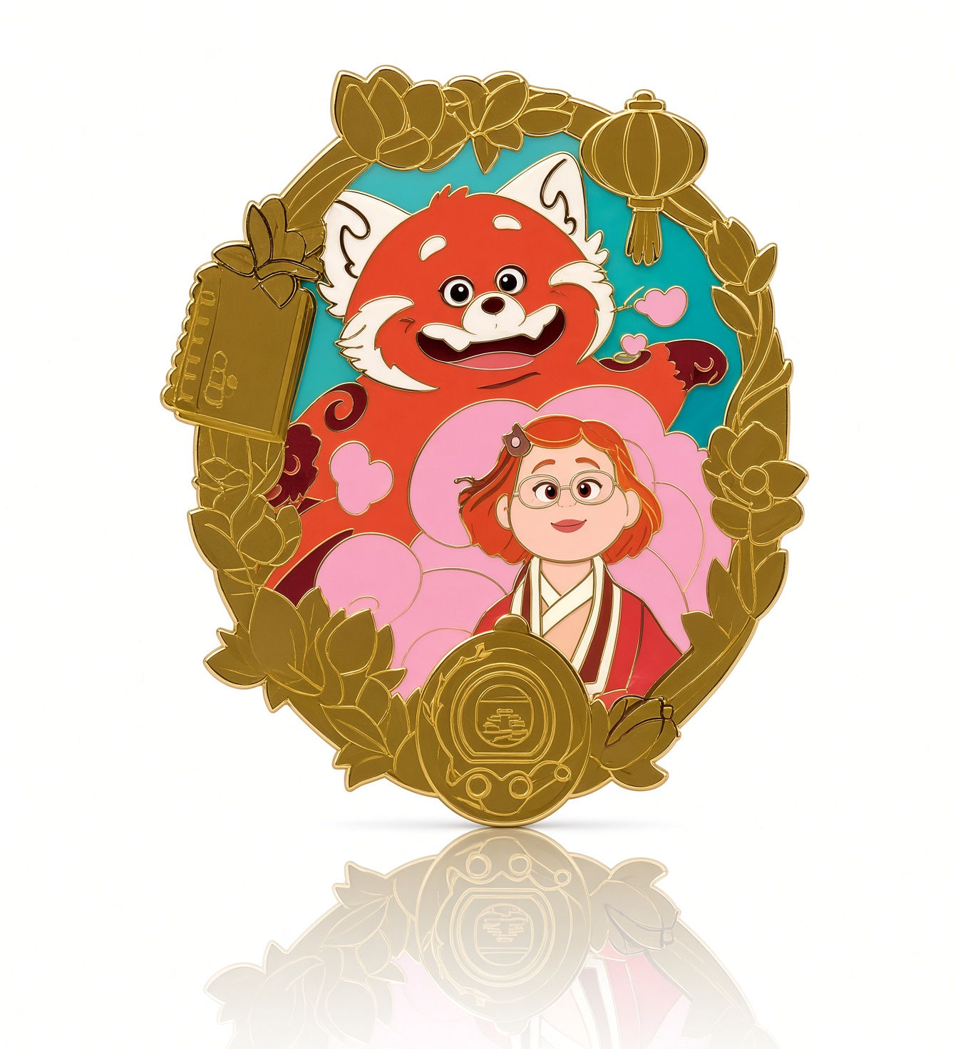 Pin’s Mei & Panda Roux – Alerte Rouge – Série Enchanted – EL 800