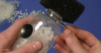 diy fluidized bed filter, fluidized bed filter, moving bed filter, aquarium filter, cheap aquarium filter, K1 aquarium filter, K1 media , Kaldnes K1, Kaldnes K1 media
