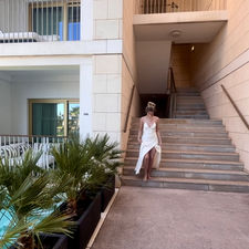 ‘Is that a wedding dress?’