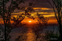 Lever de soleil, lac de Neuchâtel