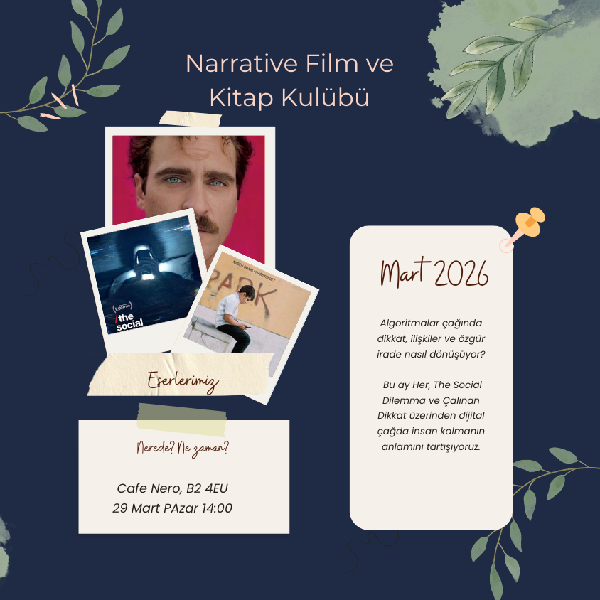Narrative Film ve Kitap Kulübü-Mart 2026