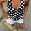 Miniatura: Polka dot top