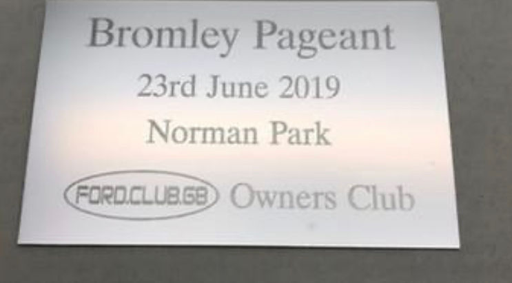 Bromley Plaque Deadline Monday
