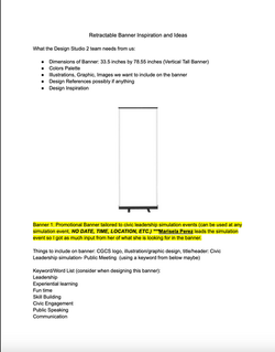 Roller Banner Moodboard