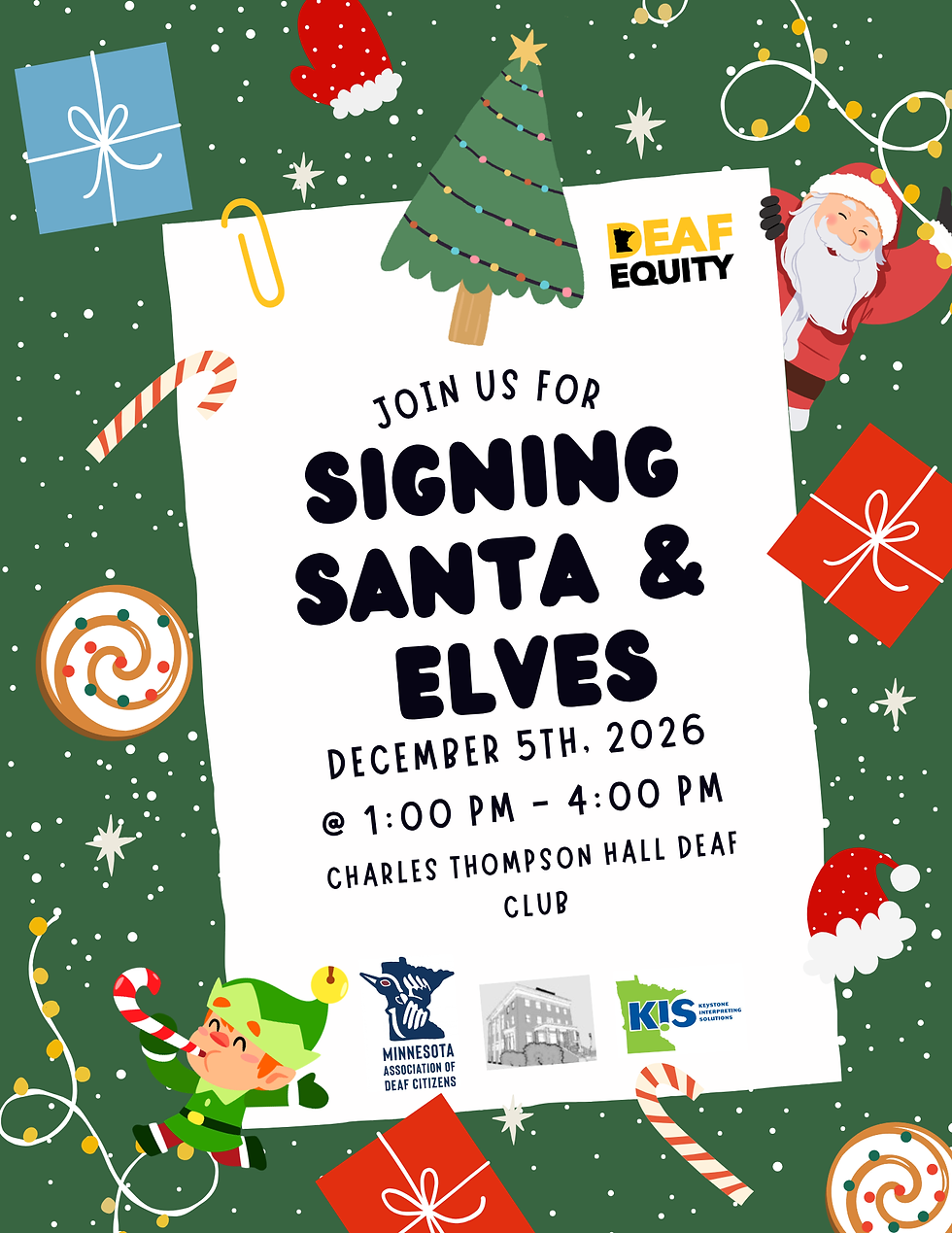 Annual Signing Santa and Elves Event