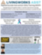 White flyer with a lot of words on it. Top of the flyer has ASIST logo LIVING WORKS ASIST, In the middle is the Suicide prevention ribbon with the dates March 14th and 15th , 9 a.m. to 5 p.m. Dendros, 2642 University Ave. W #140, St. Paul, MN. Deaf Equity Logo and MRID logo in the next section , Cap at 30 participants. Must attend both days. Cost $80.00, Bring our own lunch. Questions: DeafEquity@Gmail.com. Register here: tiny url.com/ASISST-ASL Image of Tarra and Laura with bios