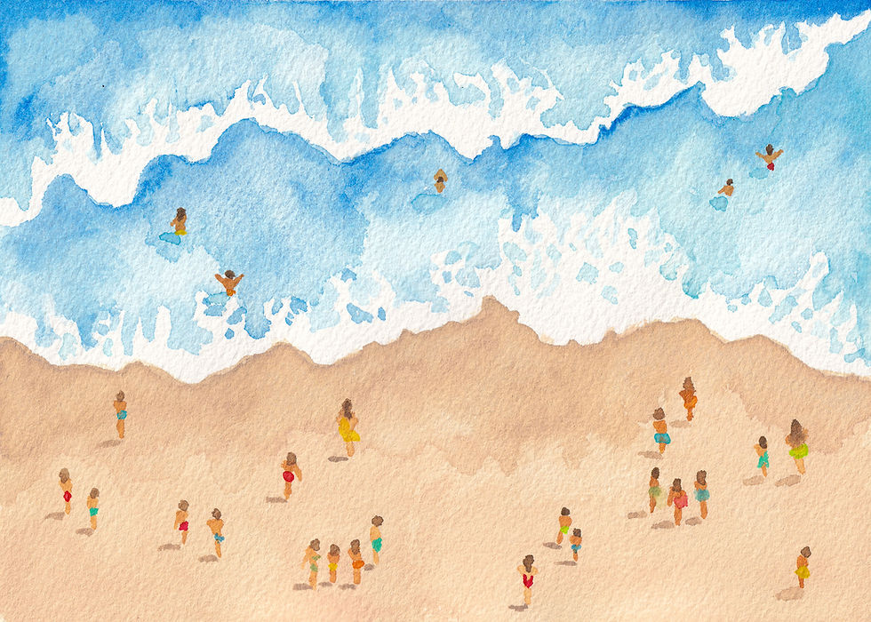 2025 - Watercolor Print - Shoreline 3