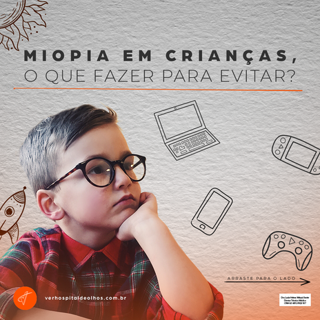 Miopia em crianças, o que fazer para evitar?