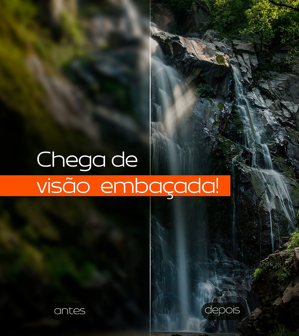 Chega de visão embaçada!