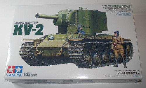 Tamiya 1/35 Soviet Heavy Tank KV-2 (35375) – WWII Russian Heavy