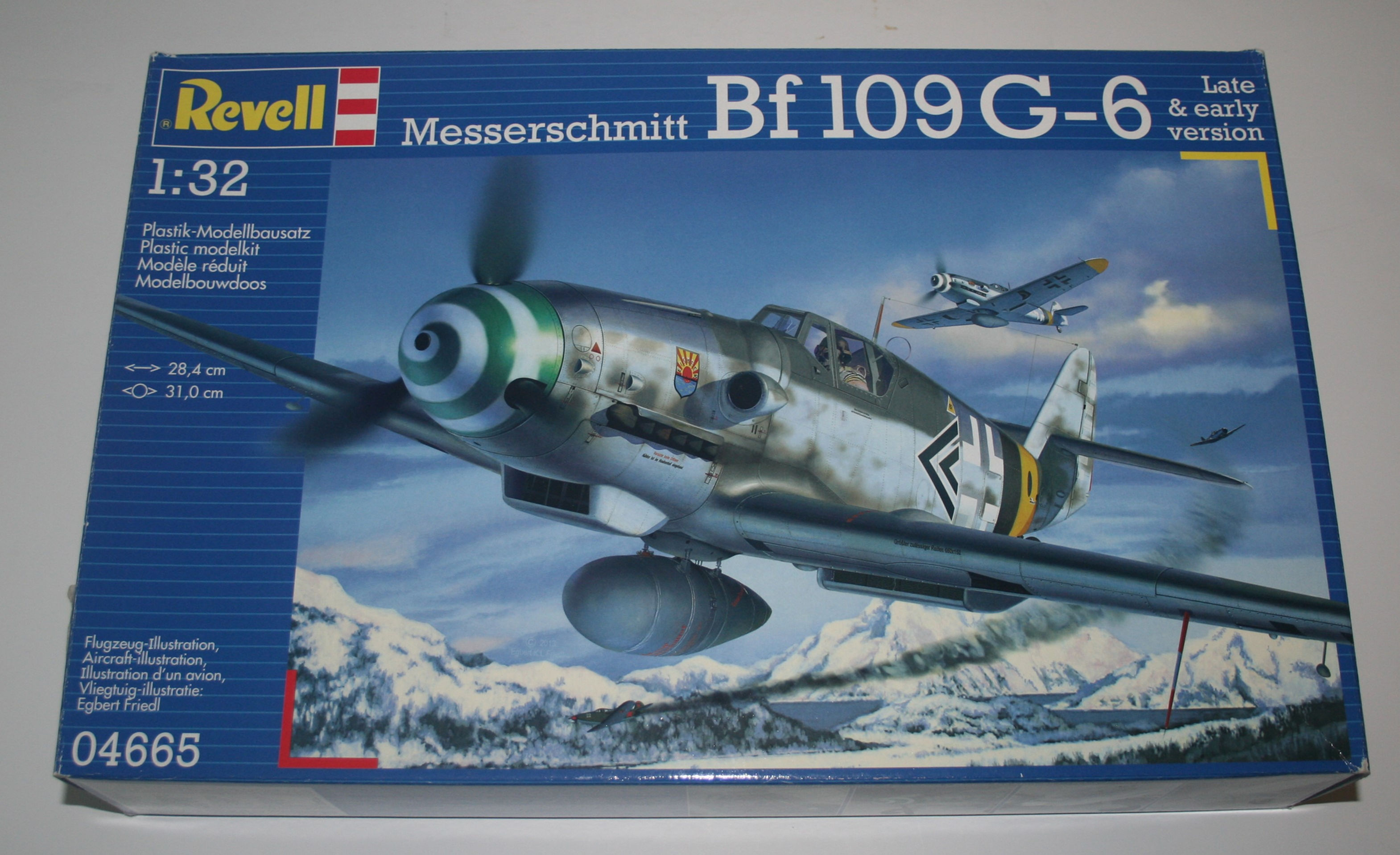Revell 1/32 Messerschmitt Bf 109 G-6 Kit No. 04665