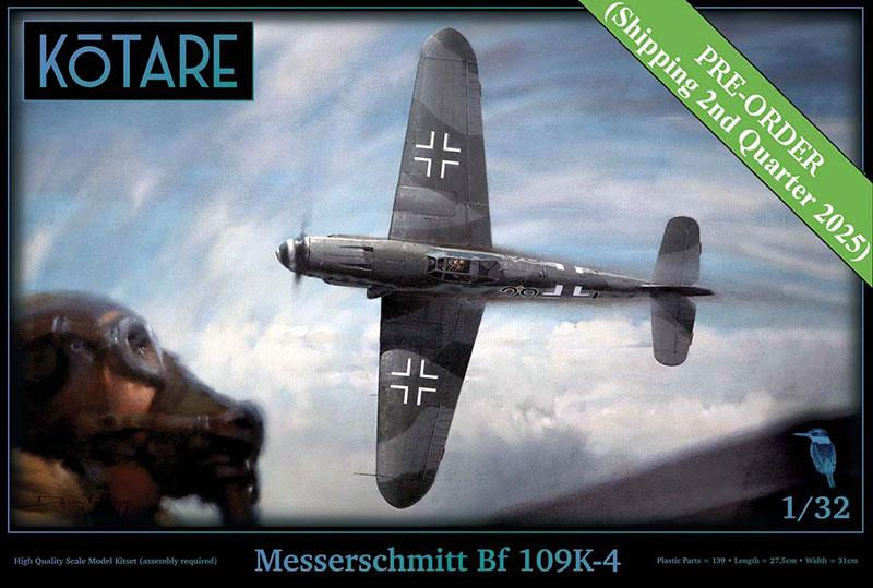Kotare 1/32 Messerschmitt Bf 109K-4 (K32009) – Late WWII Luftwaffe Fighter Aircr