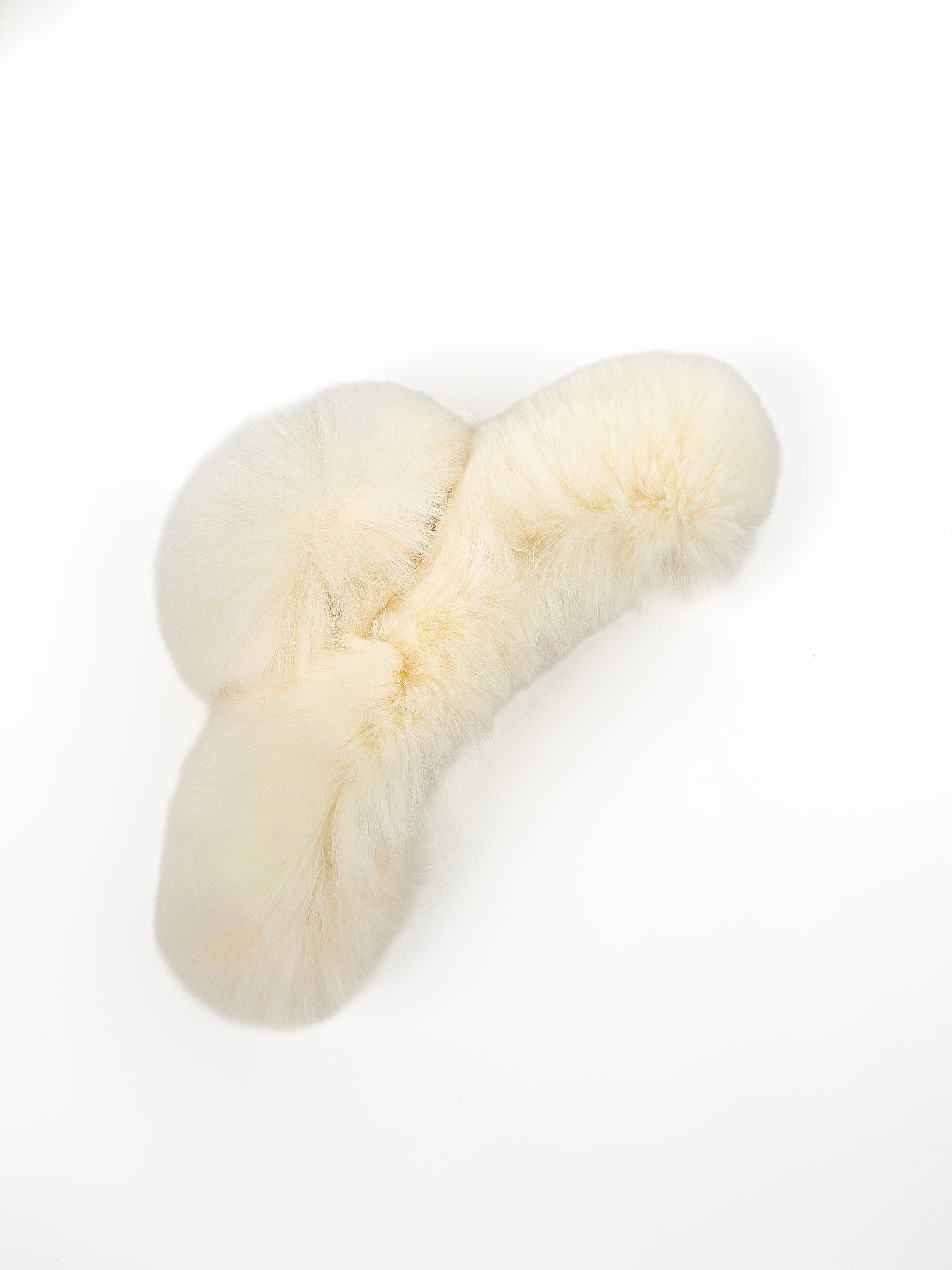 Краб штучне хутро білий