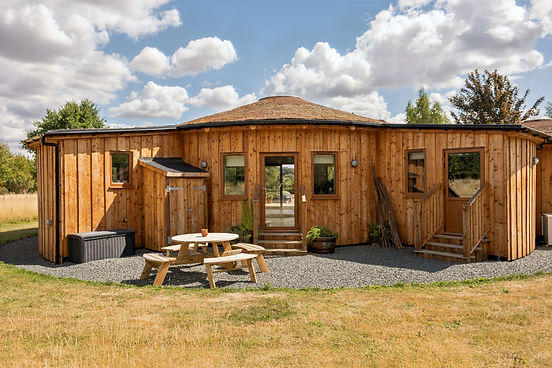 retreat wooden lodge