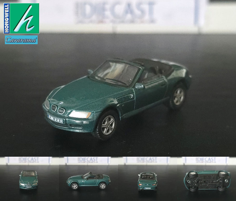 CARARAMA BMW Z3 CABRIOLET GREEN F M T W Y