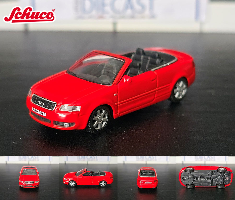 CARARAMA SCHUCO AUDI A4 CABRIOLET RED