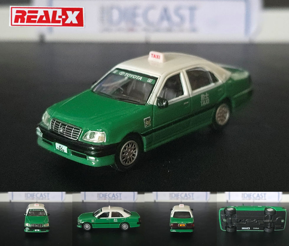 CROWN TAXI GREEN