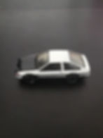 WHITE/BLACK AE86 (DIFF BASE)
