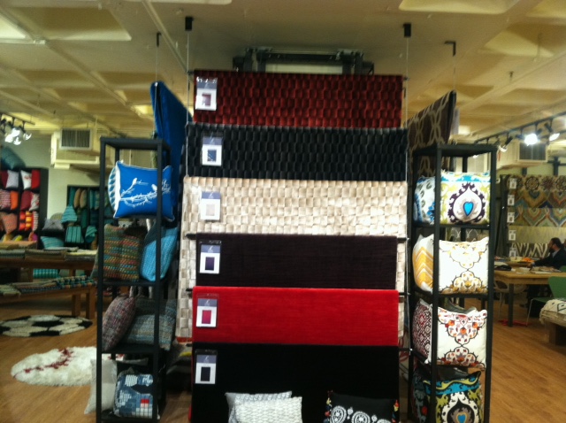 Cable-Fitted Carpet Display