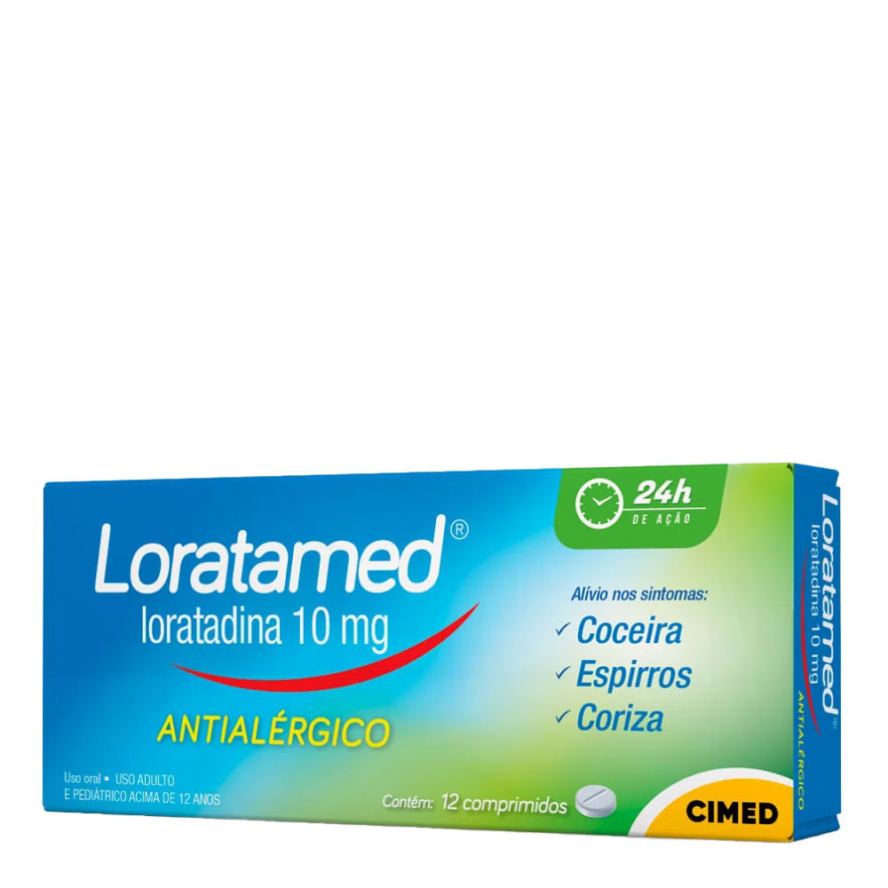 Loratamed 10mg 12 Comprimidos (Cimed)