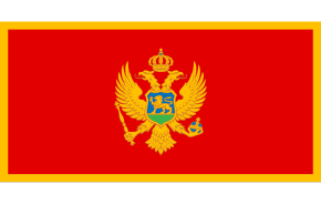 flaga czarnogóry