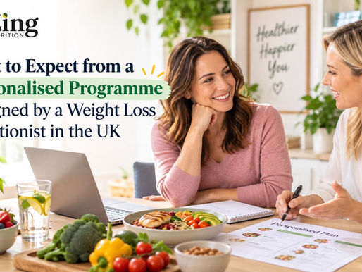 What to Expect from a Personalised Programme Designed by a Weight Loss Nutritionist in the UK