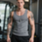 Thumbnail: Retro Cotton Fitness Vest for Men