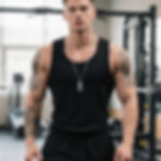 Thumbnail: Retro Cotton Fitness Vest for Men
