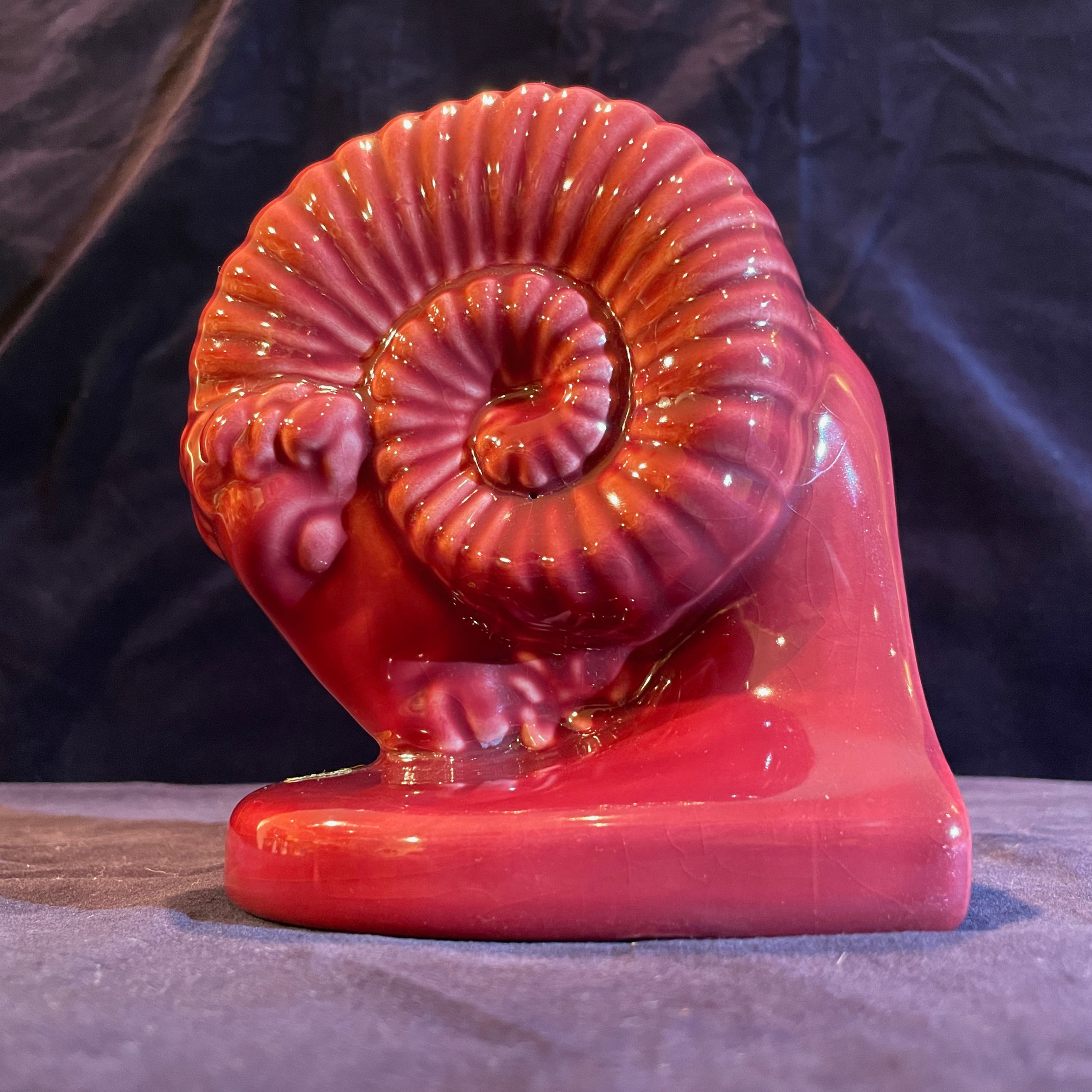 Royal Haeger Ram Bookend 1 R- 132 in Oxblood